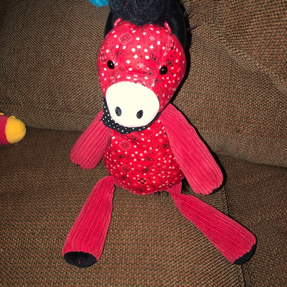 Red paisley house scentsy buddy retired